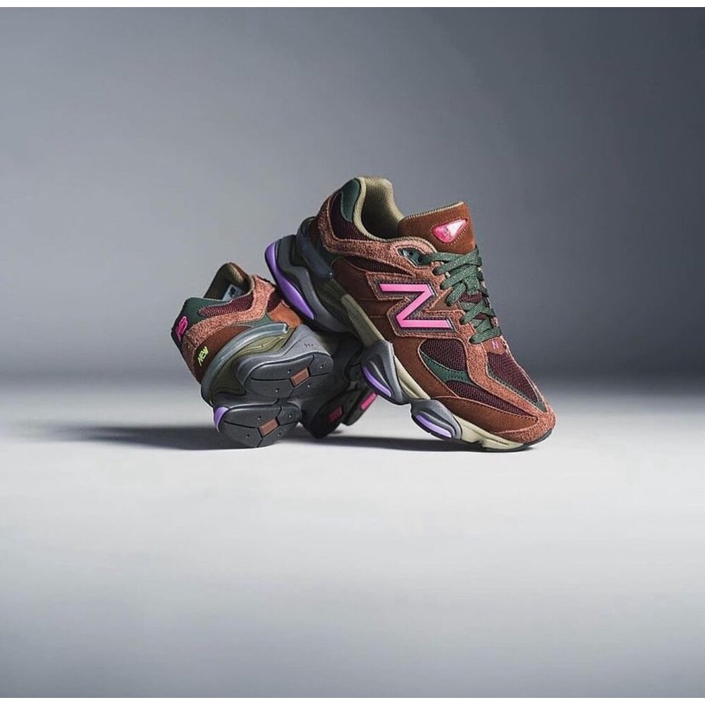 New Balance 9060 Rich Oak Burgundy