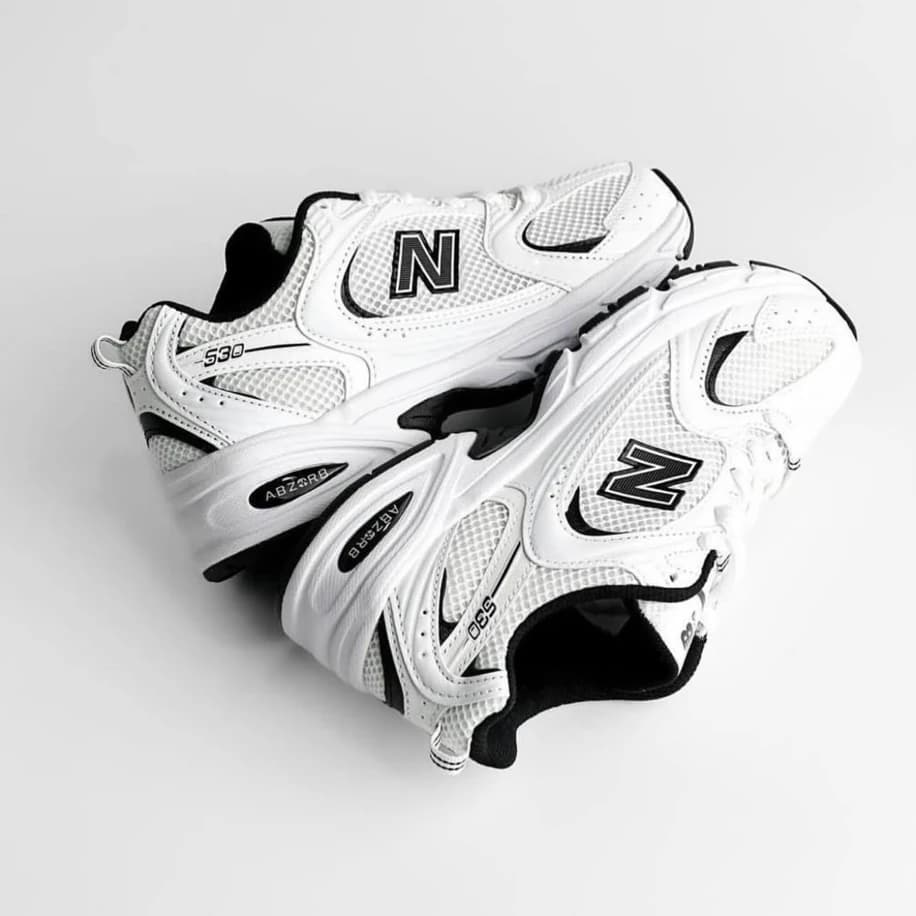 New Balance 530 White Black görsel 3