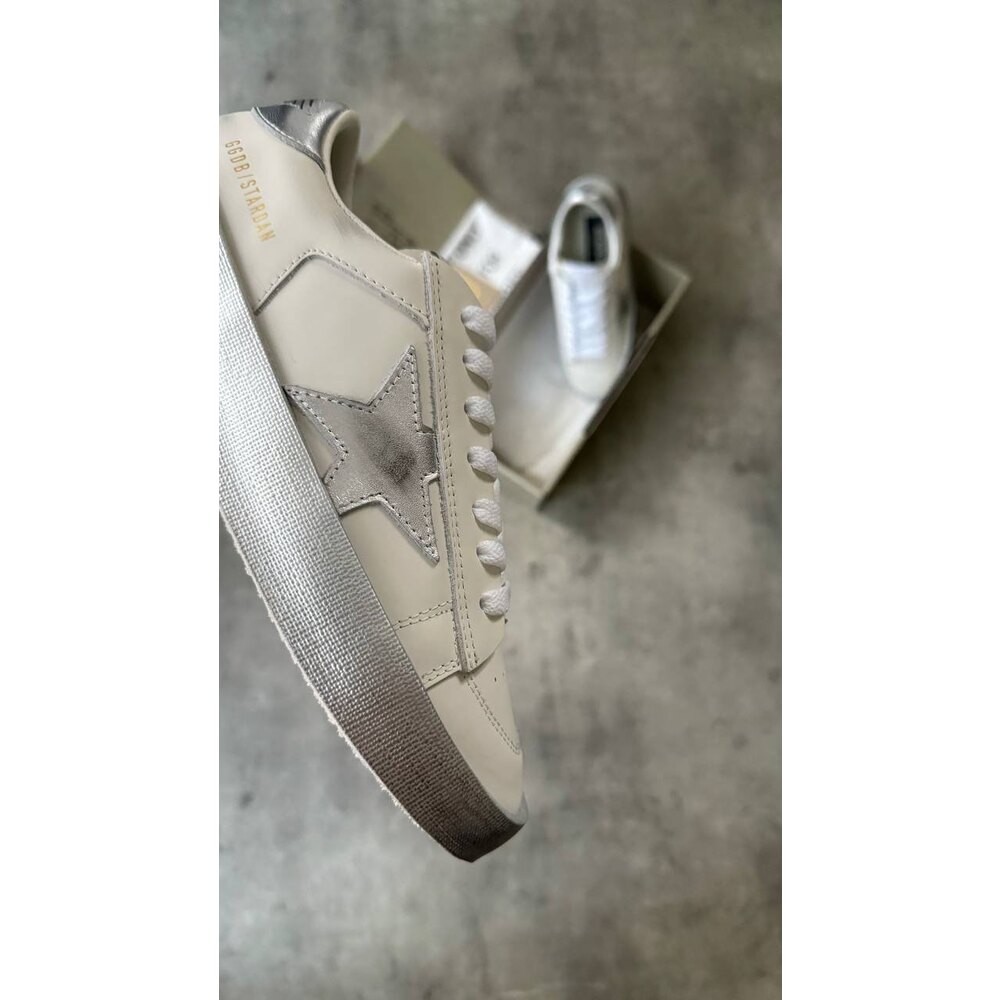 Golden Goose Unisex White Silve
