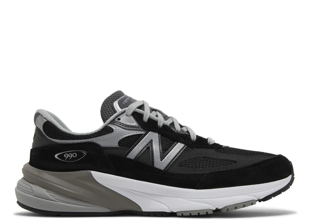 New Balance 990v6 MiUSA Black Grey White YENİ