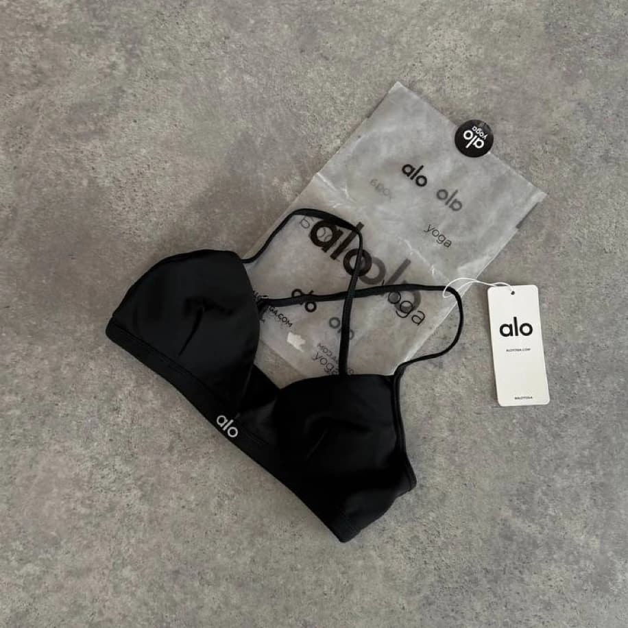Alo Yoga Bra Black görsel 2