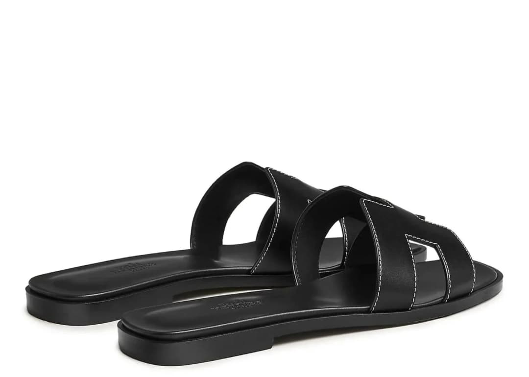 Hermes Oran Sandal Nior Box Calfskin Leather görsel 4