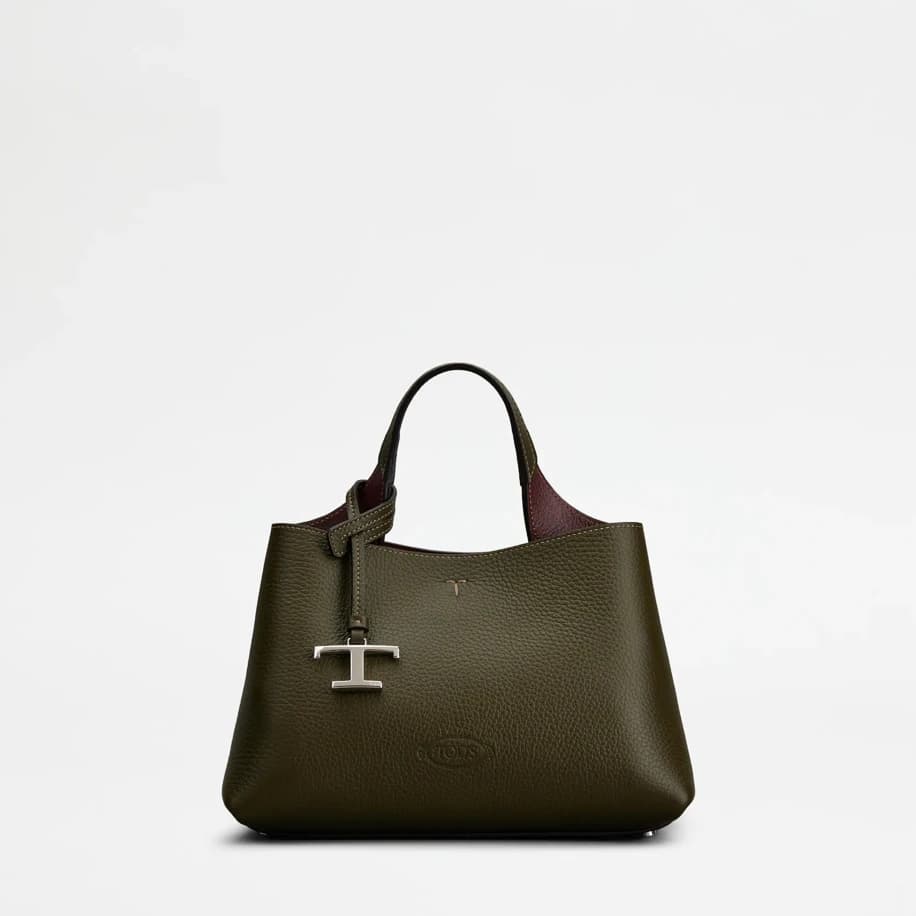 Tod's Bag in Leather Micro Green