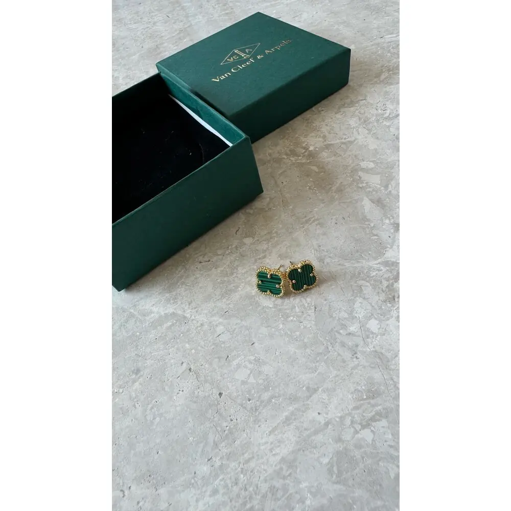 Van Cleef Küpe Yeşil