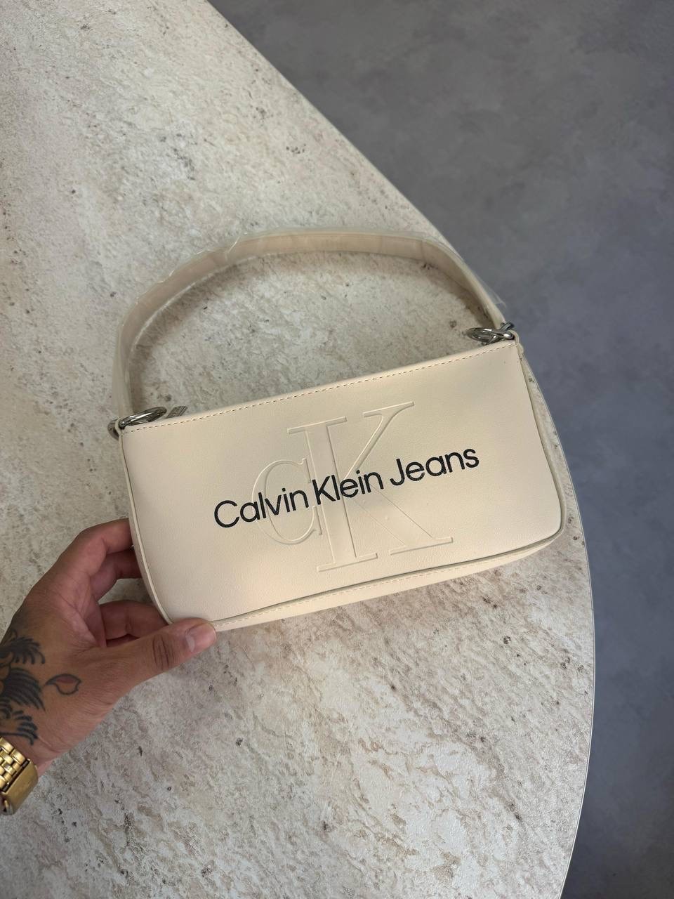 Ck Krem Çanta