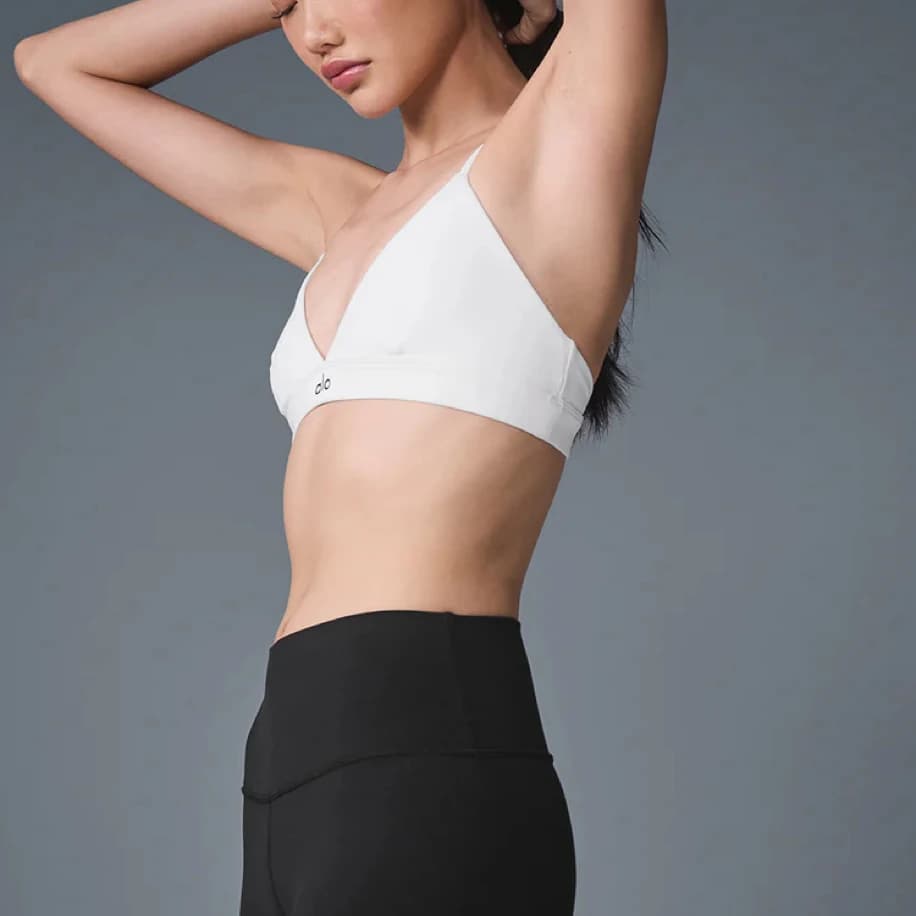 Alo Yoga Bra White görsel 3