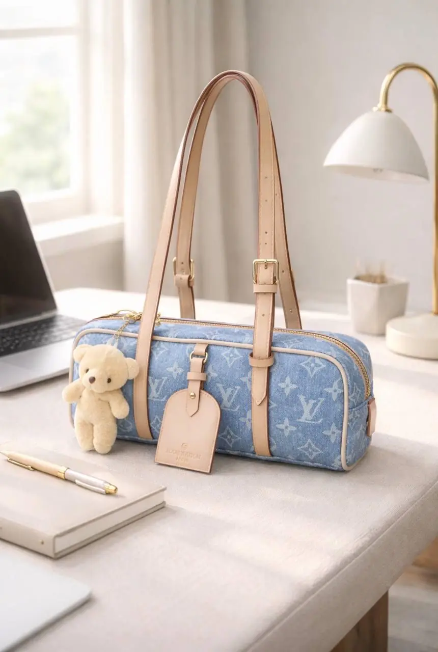 Louis Vuitton Hong On Monogram Blue