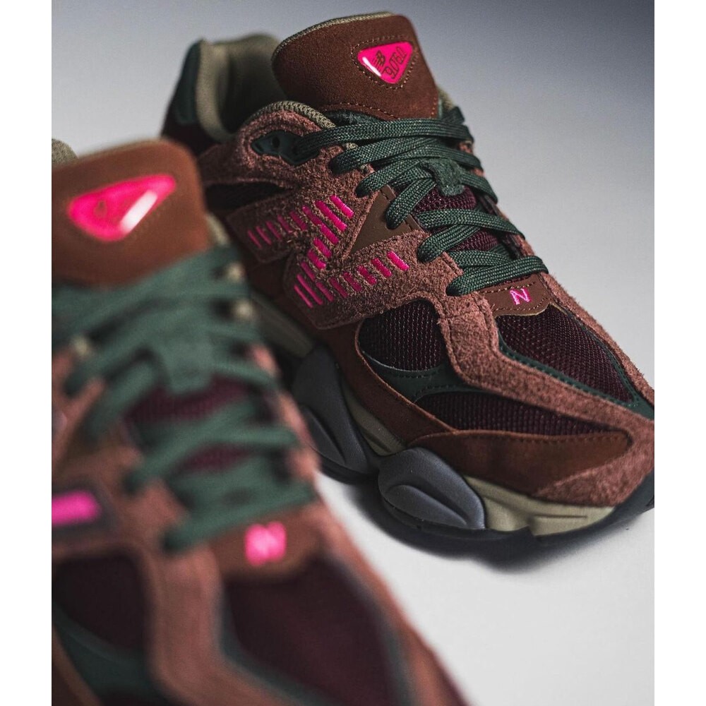 New Balance 9060 Rich Oak Burgundy