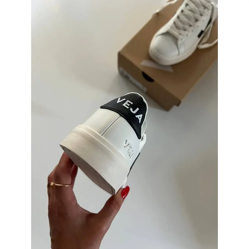 Veja Campo Low White Black görsel 5