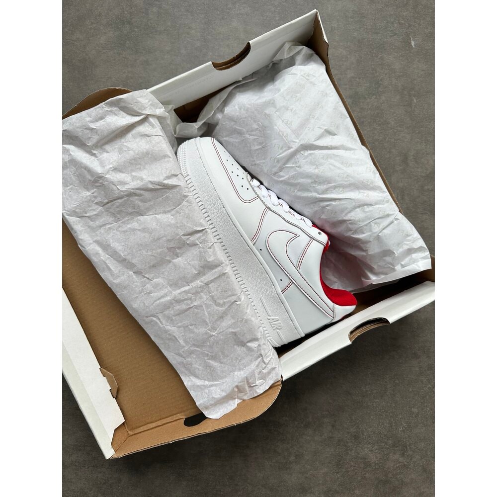 Nike Air Force 1 “ Stitch Red “