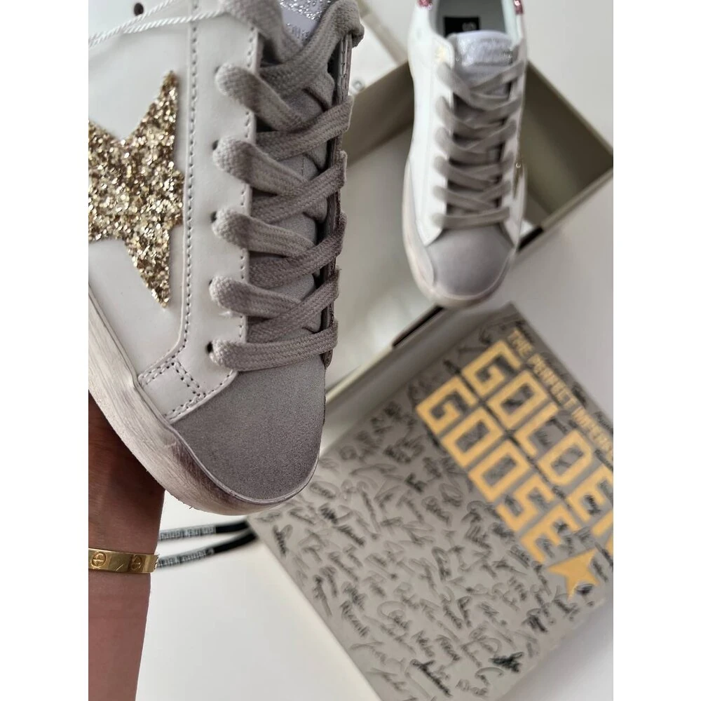 Golden Goose Sim Silver Gold görsel 3