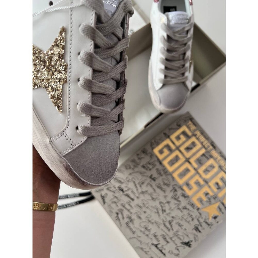 Golden Goose Sim Silver Gold
