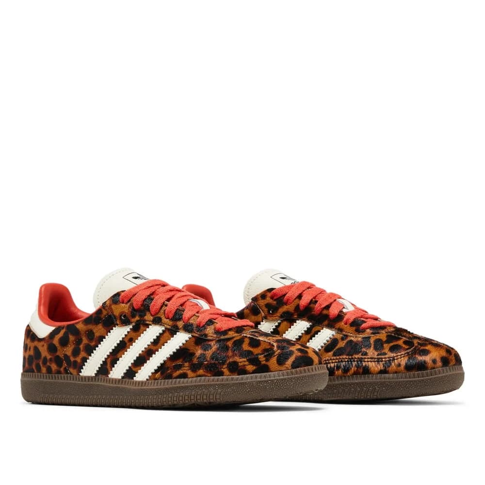 adidas Samba OG Preloved Red Leopard görsel 3