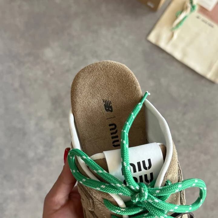 New Balance 530 SL Mule Miu Miu Ecru görsel 3