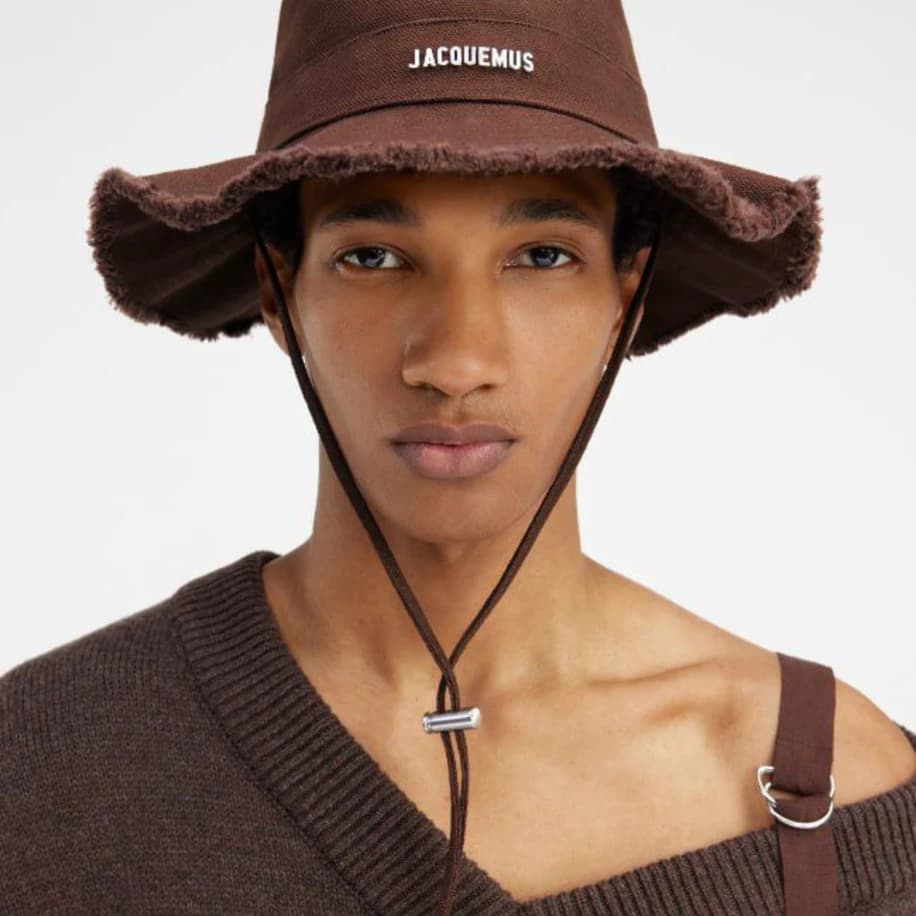 Jacquemus Bucket Hat Brown görsel 3