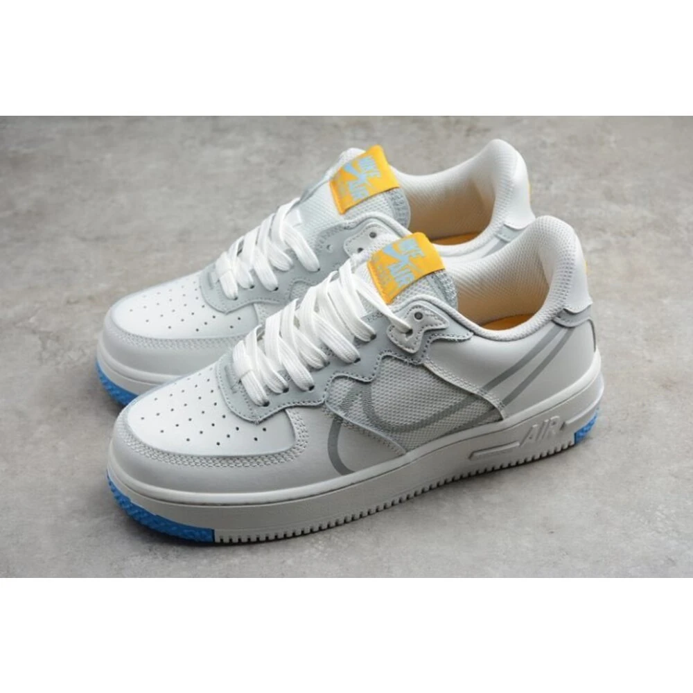 Nike Air Force 1 React Light Smoke Grey görsel 2