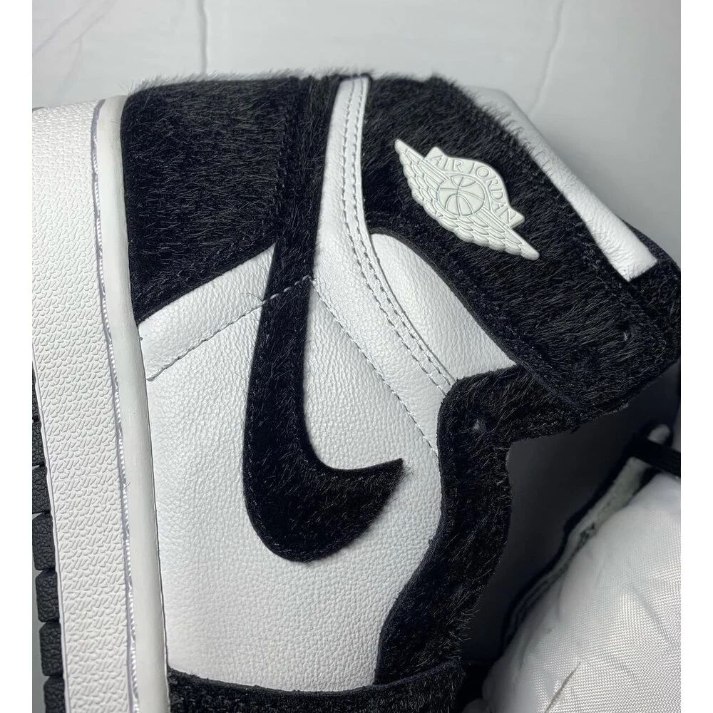 Air Jordan High Panda Twist Tüylü görsel 3