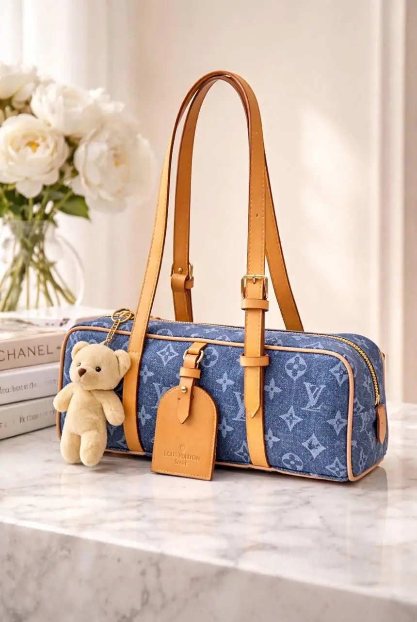 Louis Vuitton Hong On Monogram Dark Blue