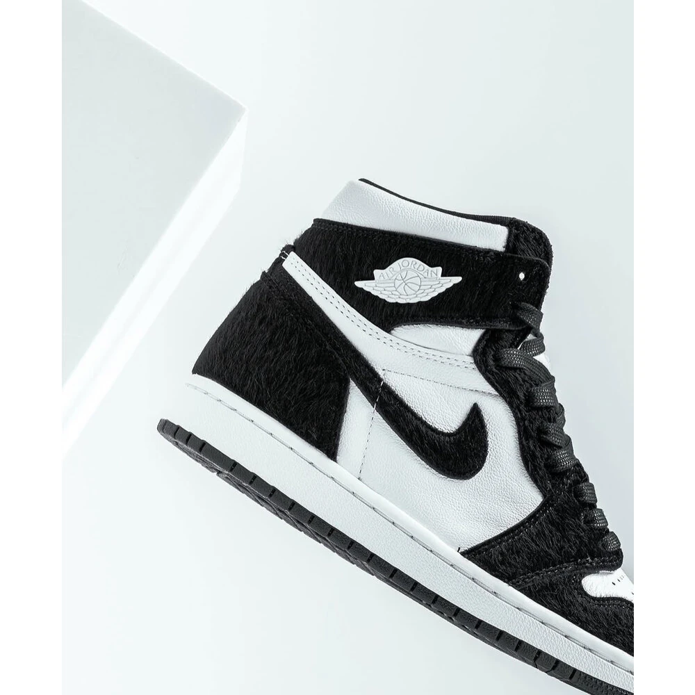 Air Jordan High Panda Twist Tüylü görsel 2