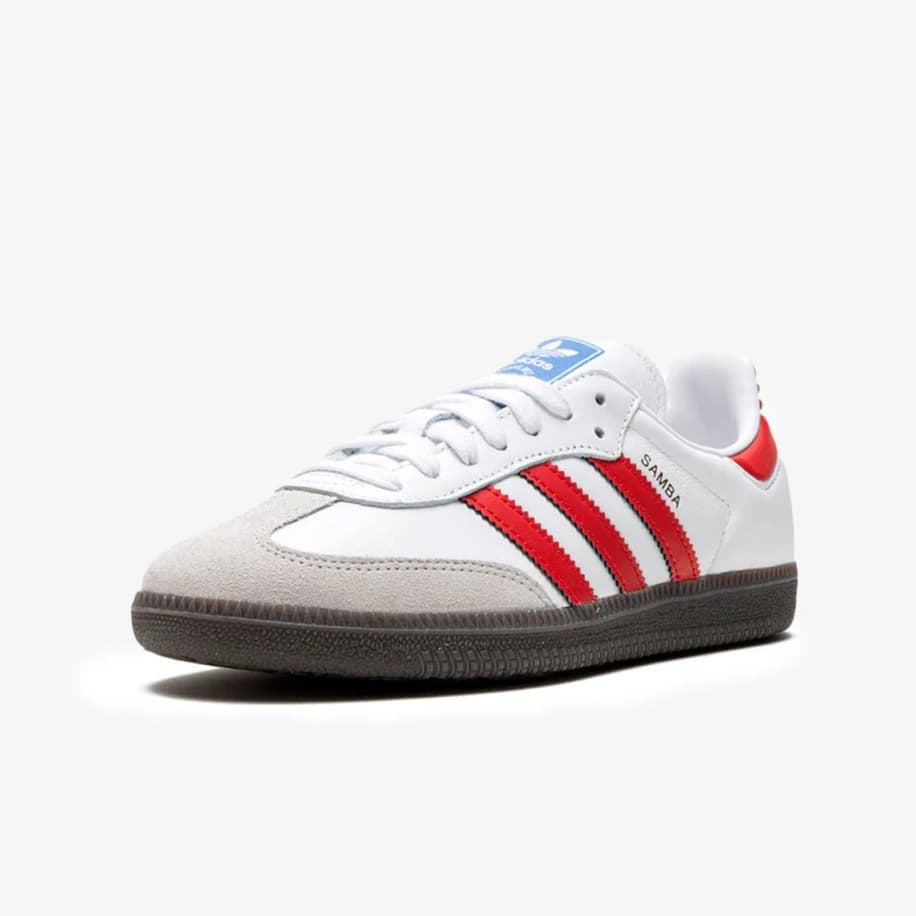 adidas Samba OG White Better Scarlet görsel 4