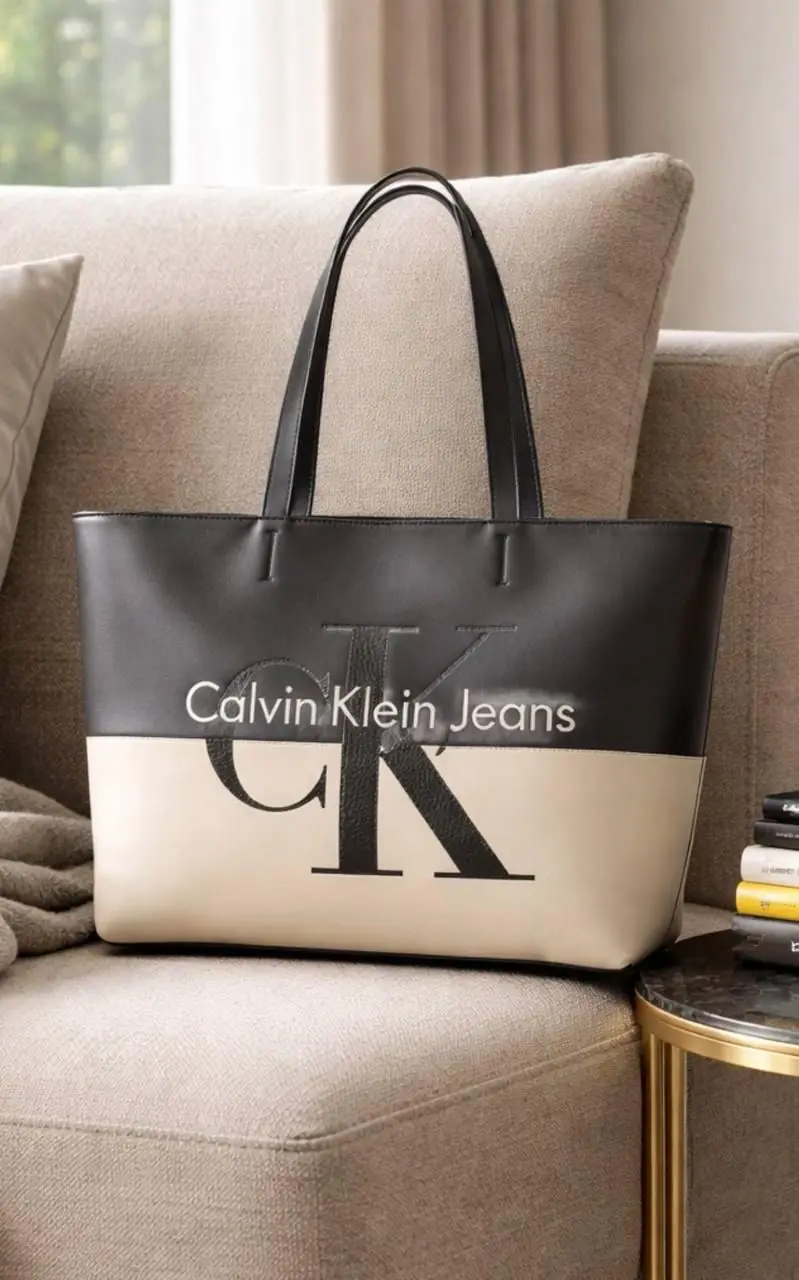 Calvin Klein Shopper Bag Siyah Krem