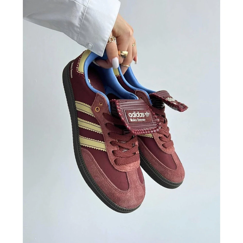 Adidas WALES BONNER SAMBA PONY TONAL LOW TRAINERS görsel 3