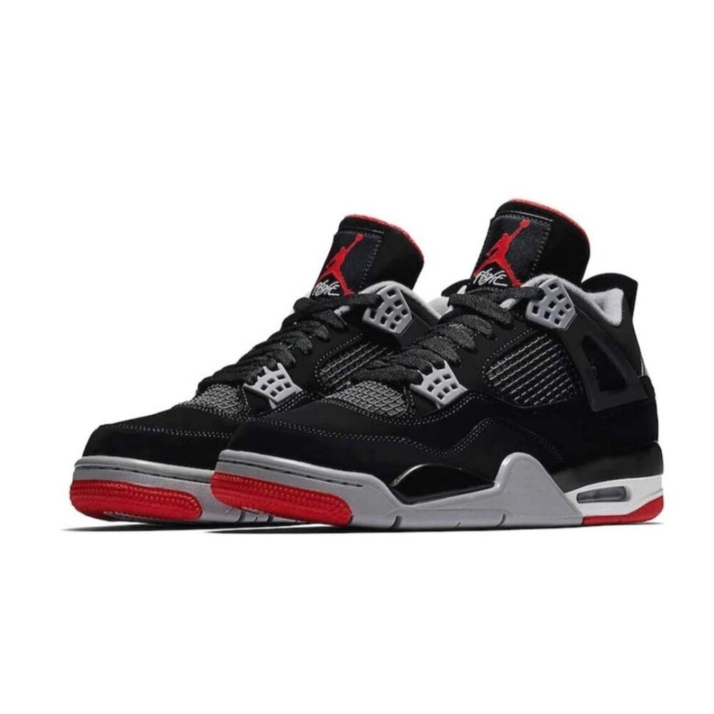 Nike Jordan Retro 4 Bred Red Black