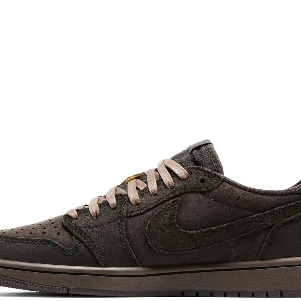 Jordan 1 Retro Low OG SP Travis Scott Velvet Brown görsel 2