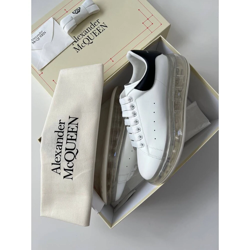 Alexander McQueen Siyah Beyaz Şeffaf görsel 4