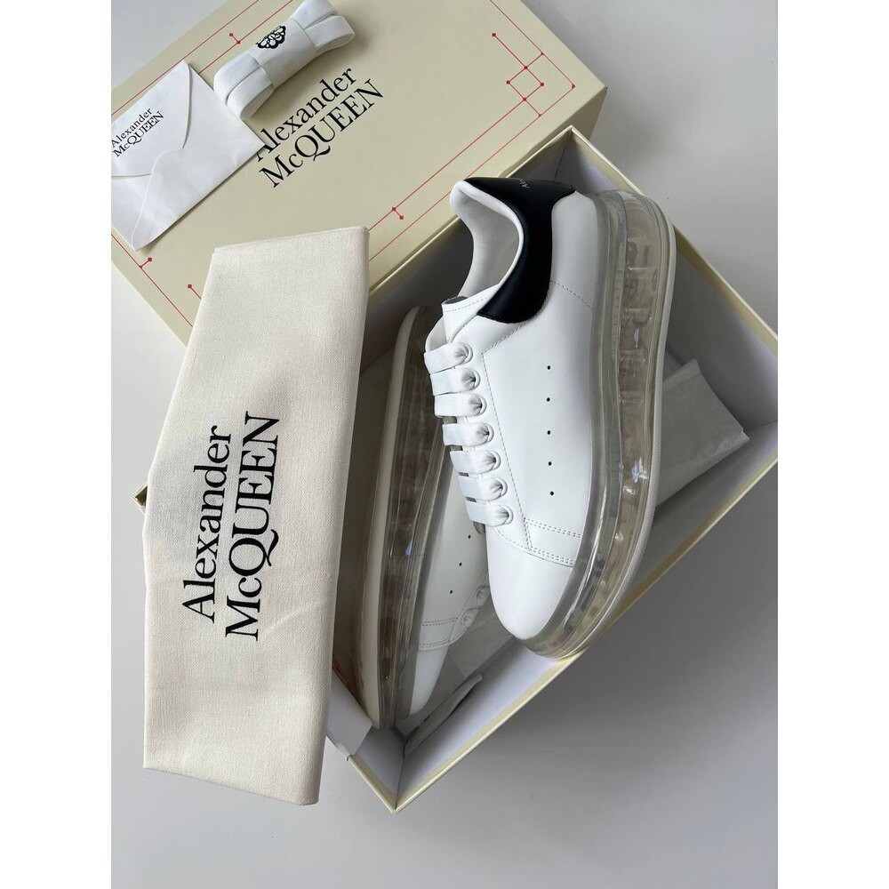 Alexander McQueen Siyah Beyaz Şeffaf