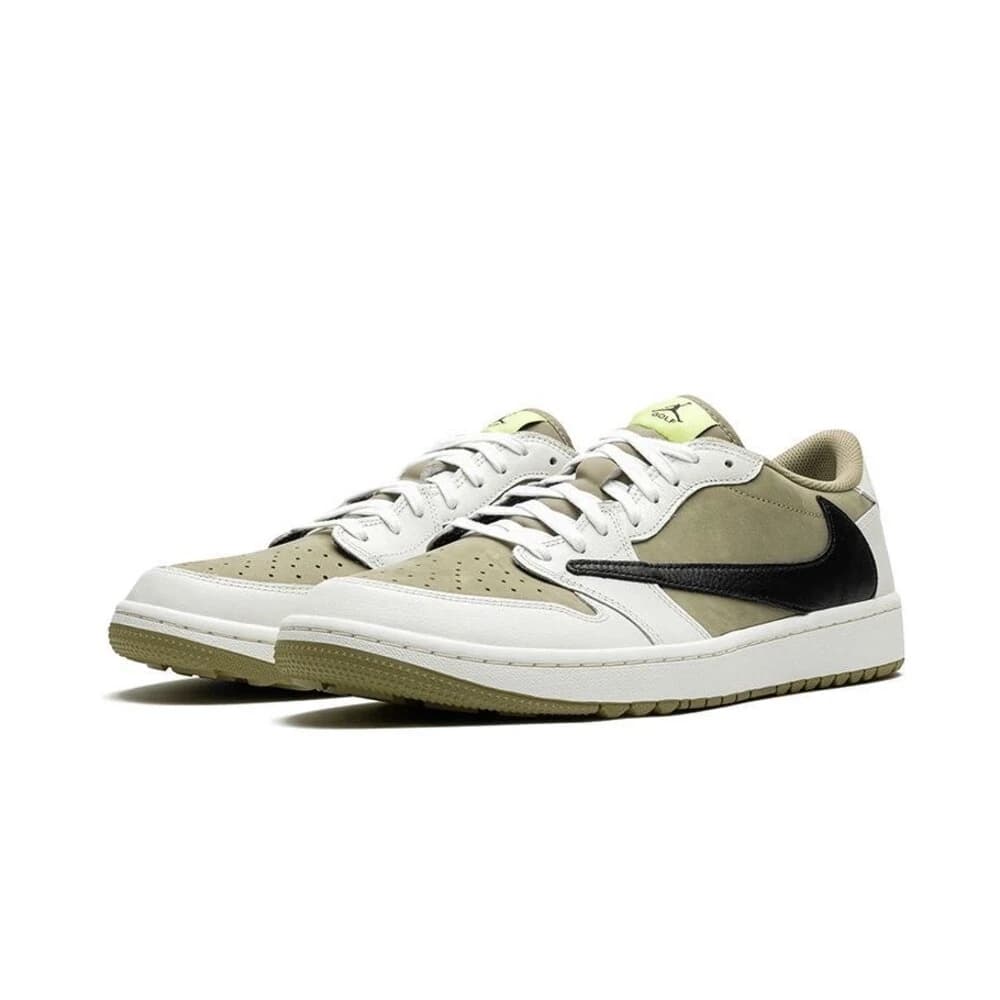 Jordan 1 Retro Low Golf Travis Scott Neutral Olive görsel 2