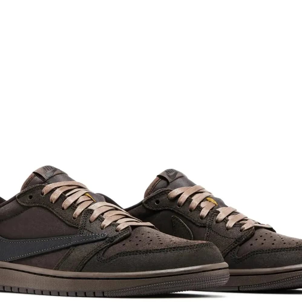Jordan 1 Retro Low OG SP Travis Scott Velvet Brown görsel 4