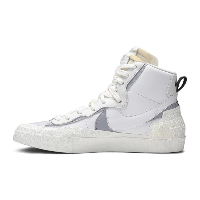 Nike Blazer Mid x Sacai White Grey