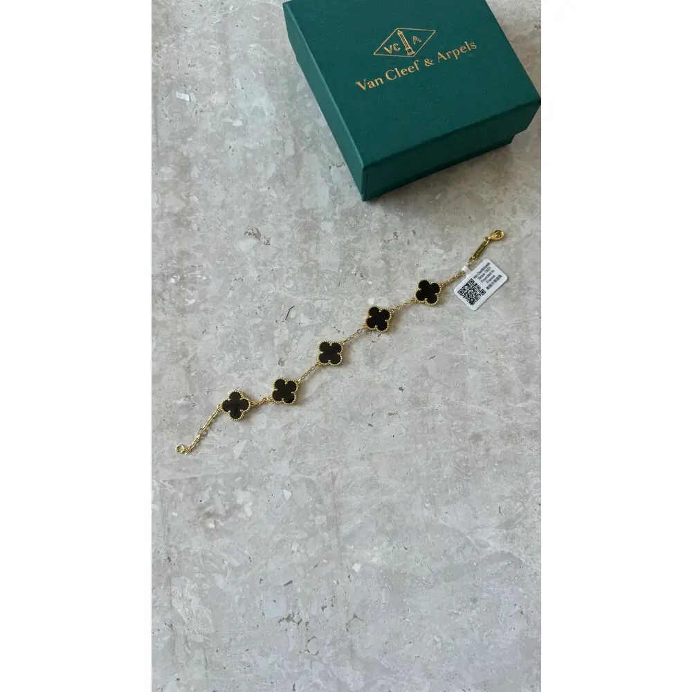 Van Cleef Black Bileklik