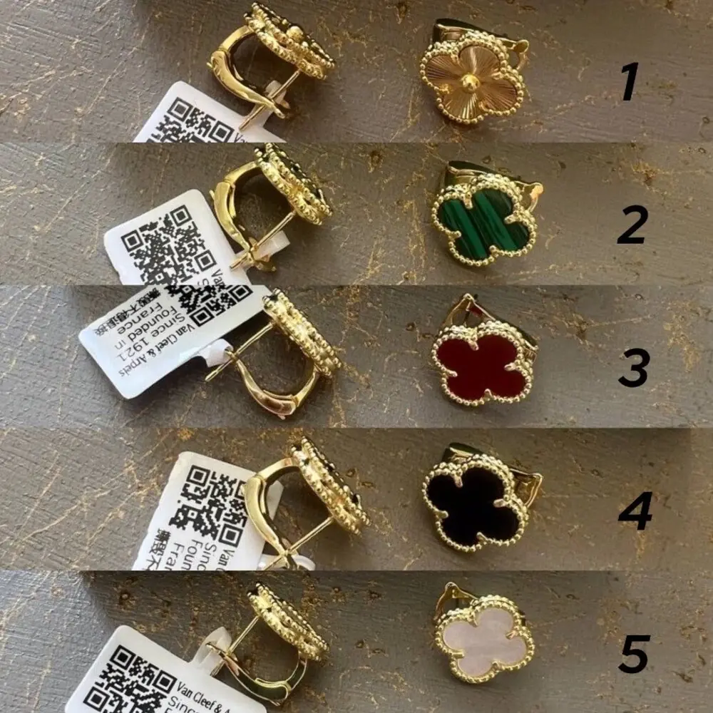 Van Cleef & Arpels Vintage Alhambra Gold Küpe