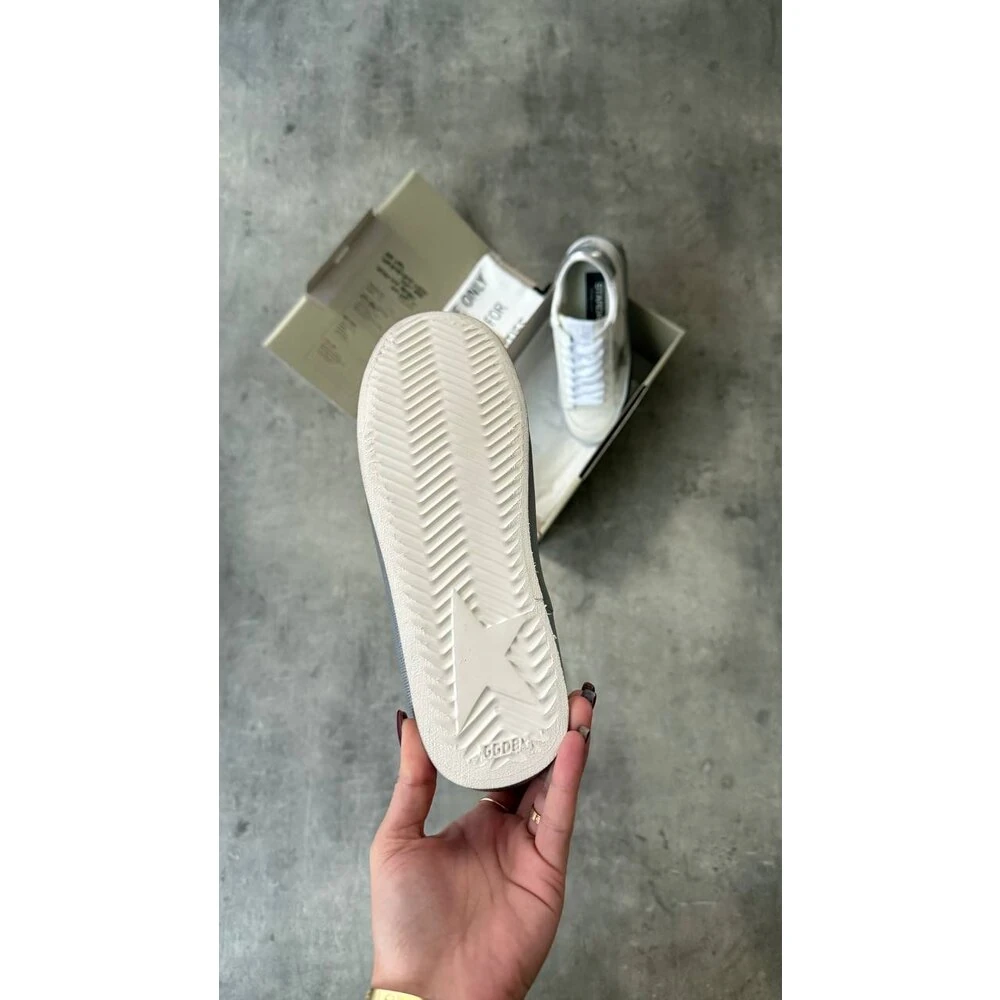 Golden Goose Unisex White Silve görsel 4