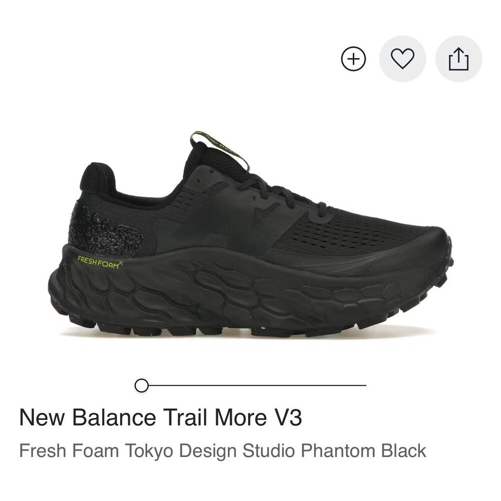 New Balance Foam More Trail Black