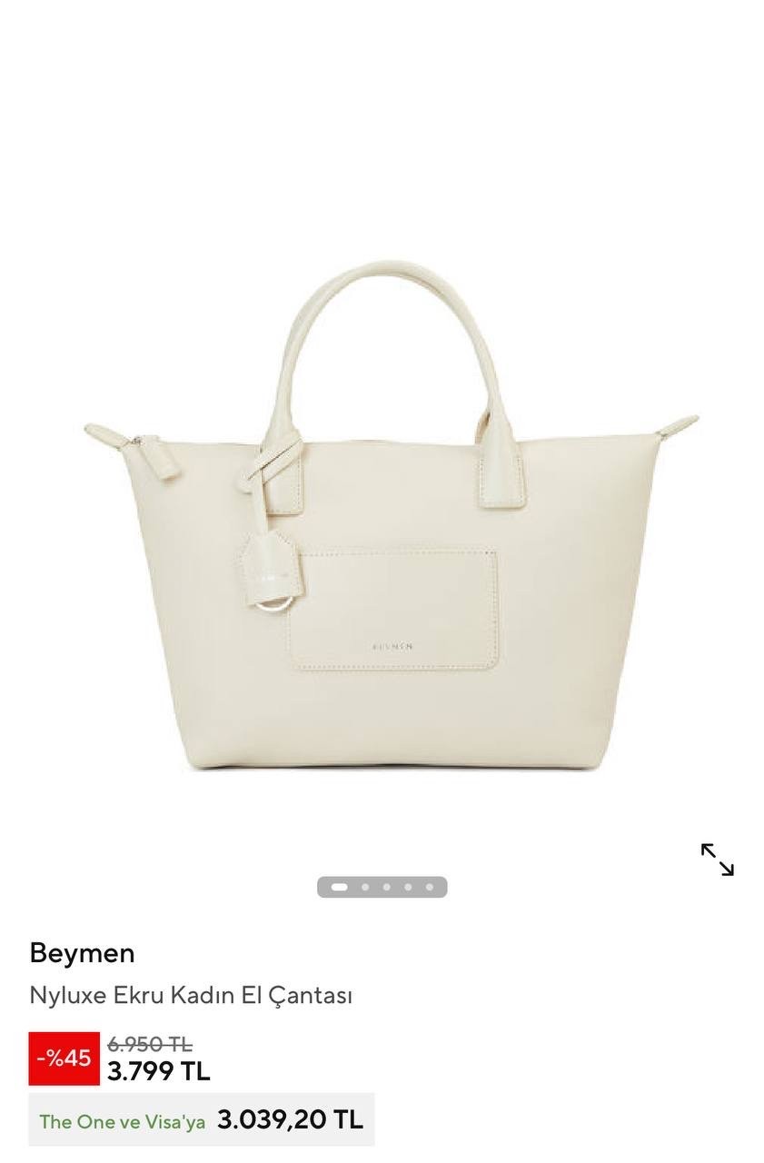 Beymen Nyluxe Kol Çantası 4 RENK SEÇENEĞİ