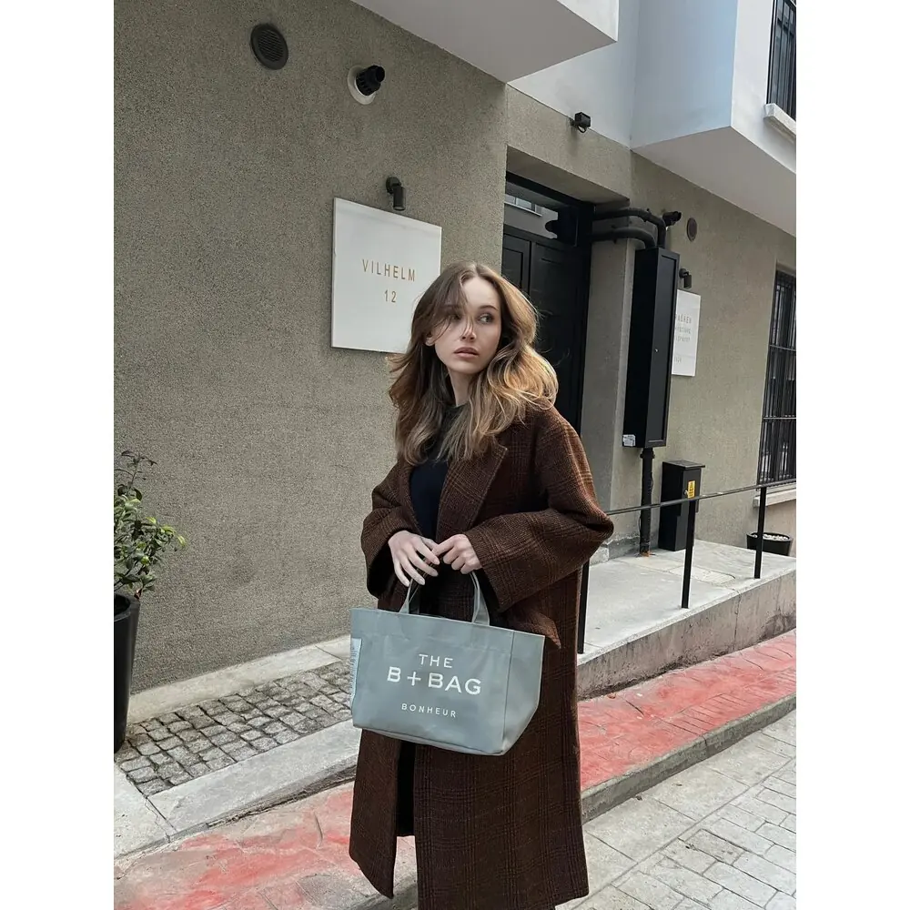 The B + Bag Bonheur Canvas Tote görsel 3
