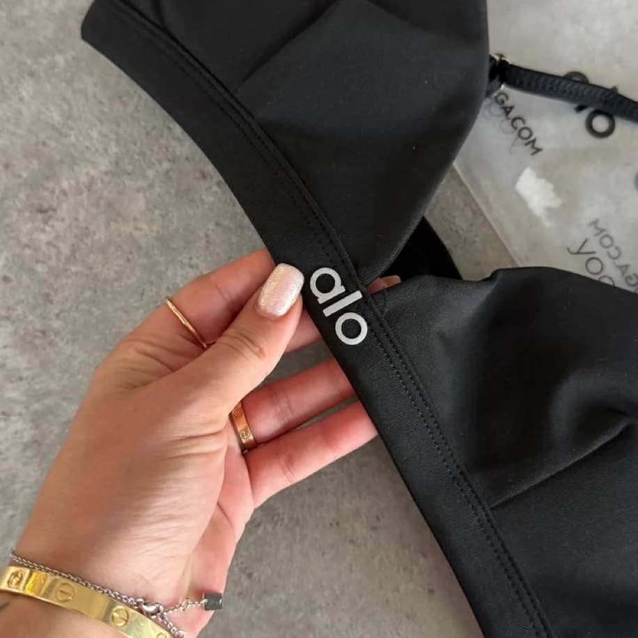 Alo Yoga Bra Black görsel 3