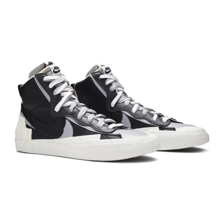 Nike Blazer Mid x Sacai Black Wolf Grey