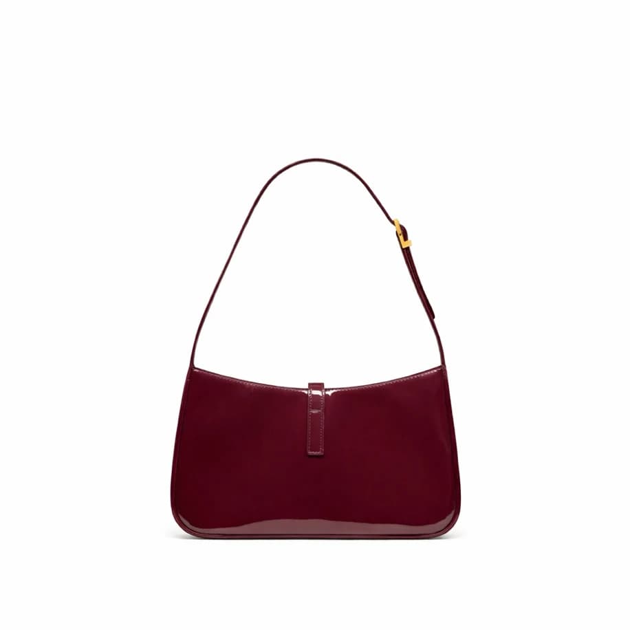 Yves Saint Laurent Hobo Bag Bordeaux görsel 3