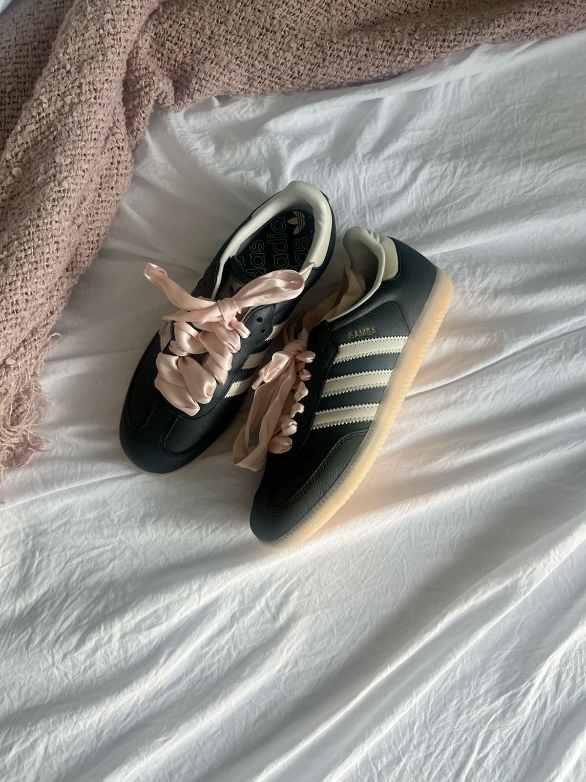 ADIDAS SAMBA OG "BLACK BEIGE PINK