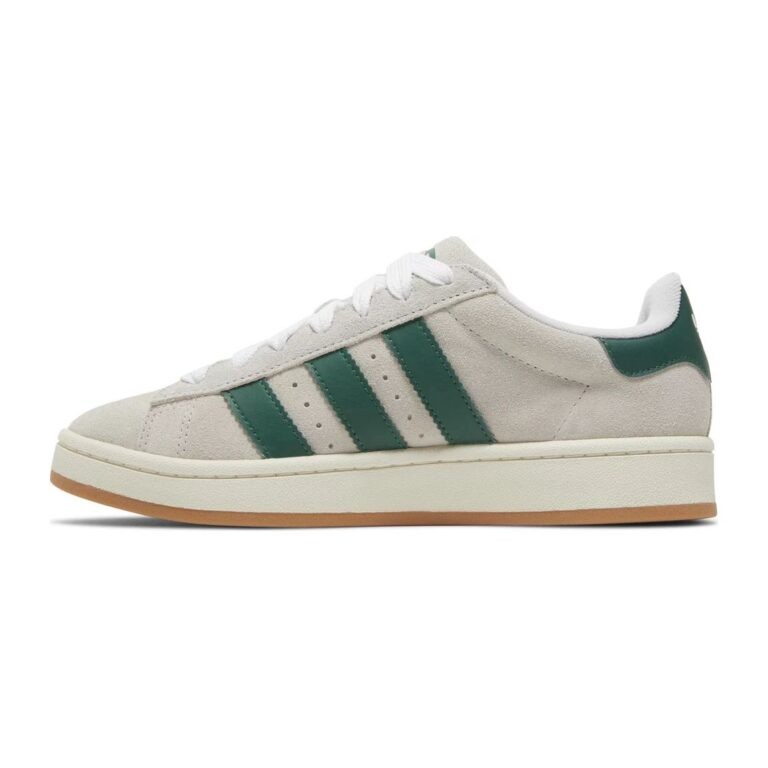 Adidas Campus 00s Crystal White Dark Green