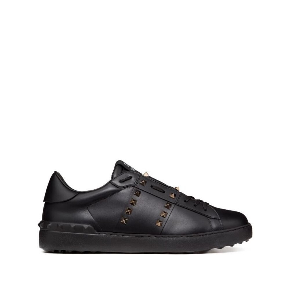 New Season Valentino Garavani Rockstud Untitled leather sneakers