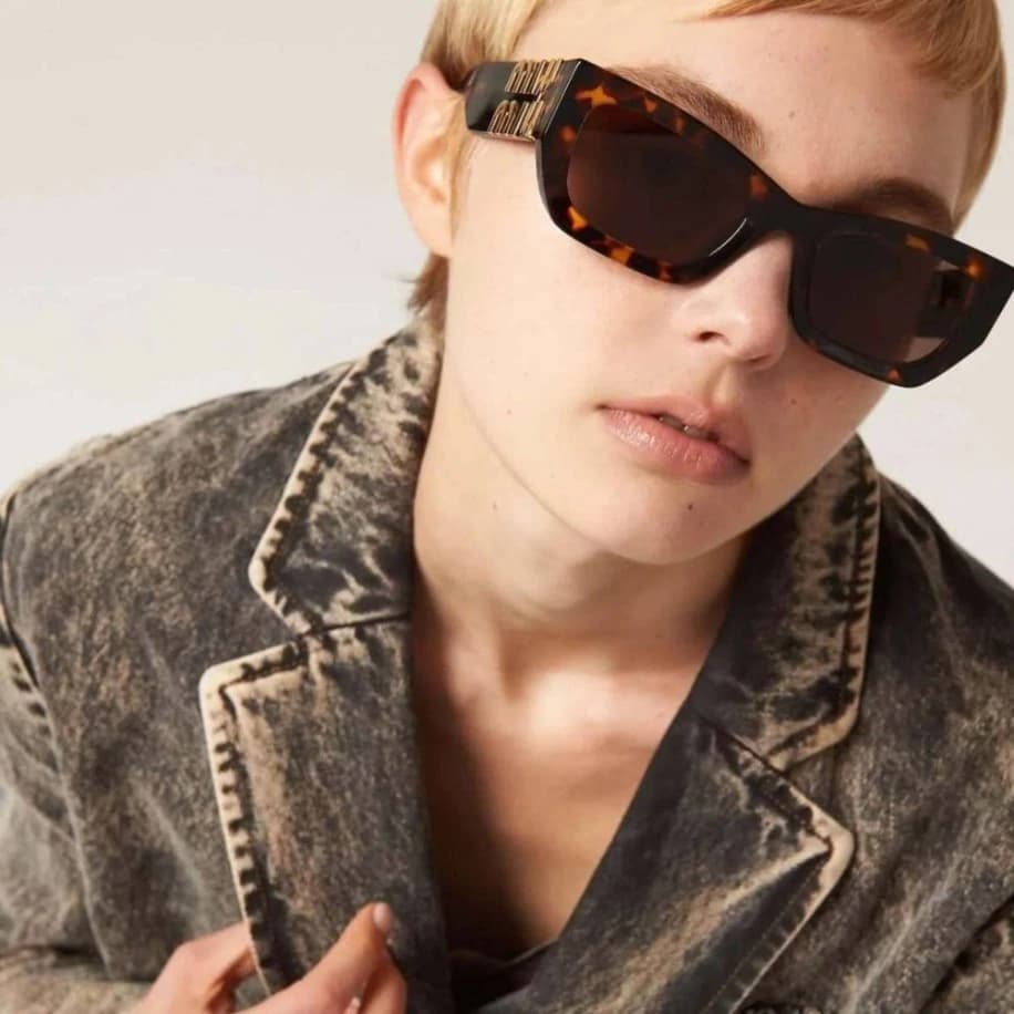 Miu Miu Gözlük Leopard görsel 3
