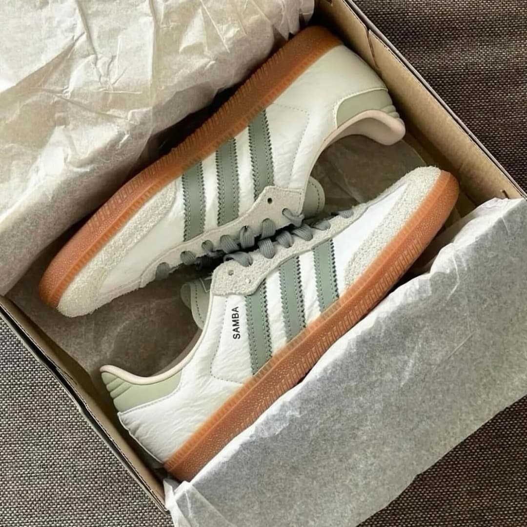 adidas Samba OG Silver Green Putty Mauve görsel 5