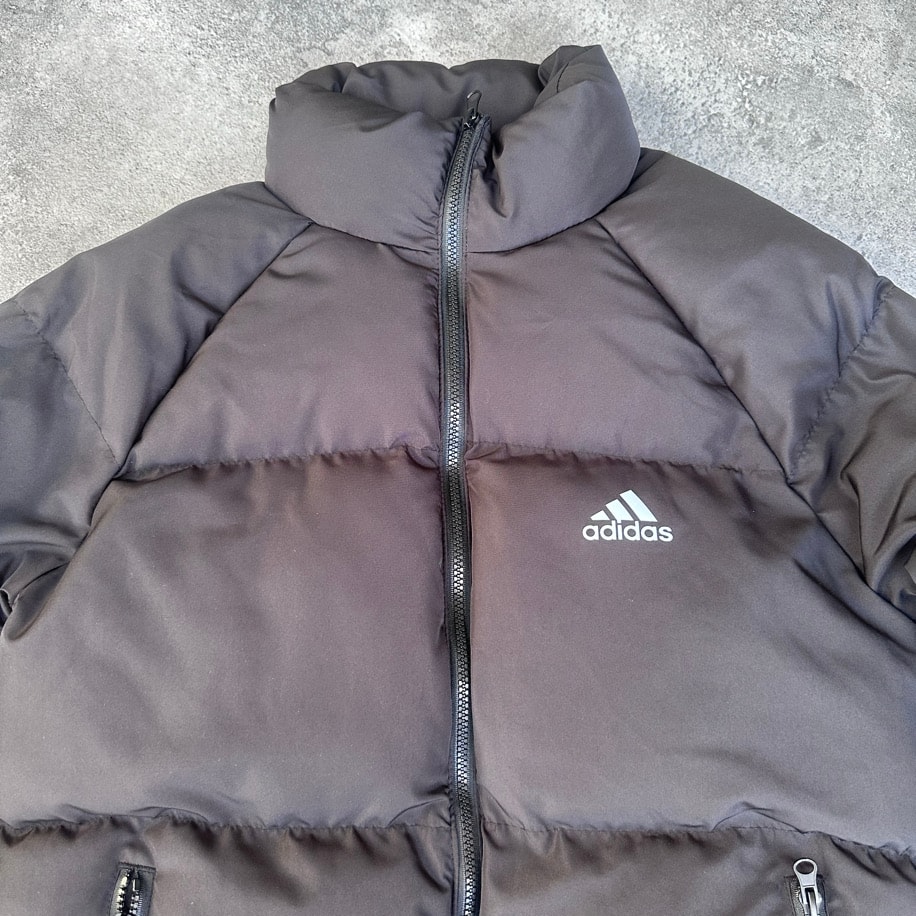 Oversize Adidas Siyah Şişme Mont