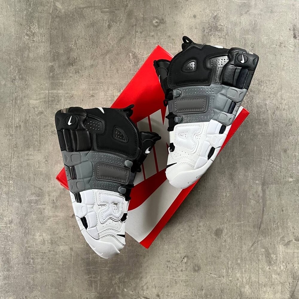 Nike Air Uptempo White Black Grey