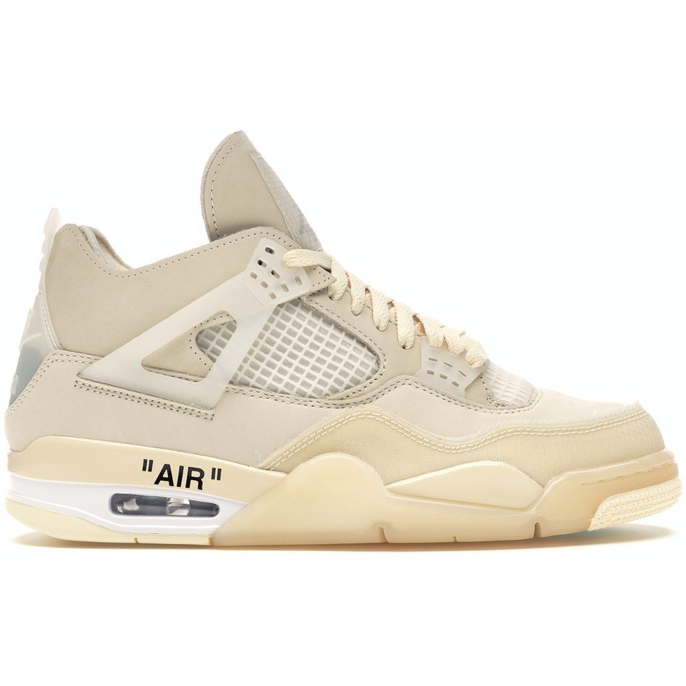 Off White x Air Jordan 4 Sail